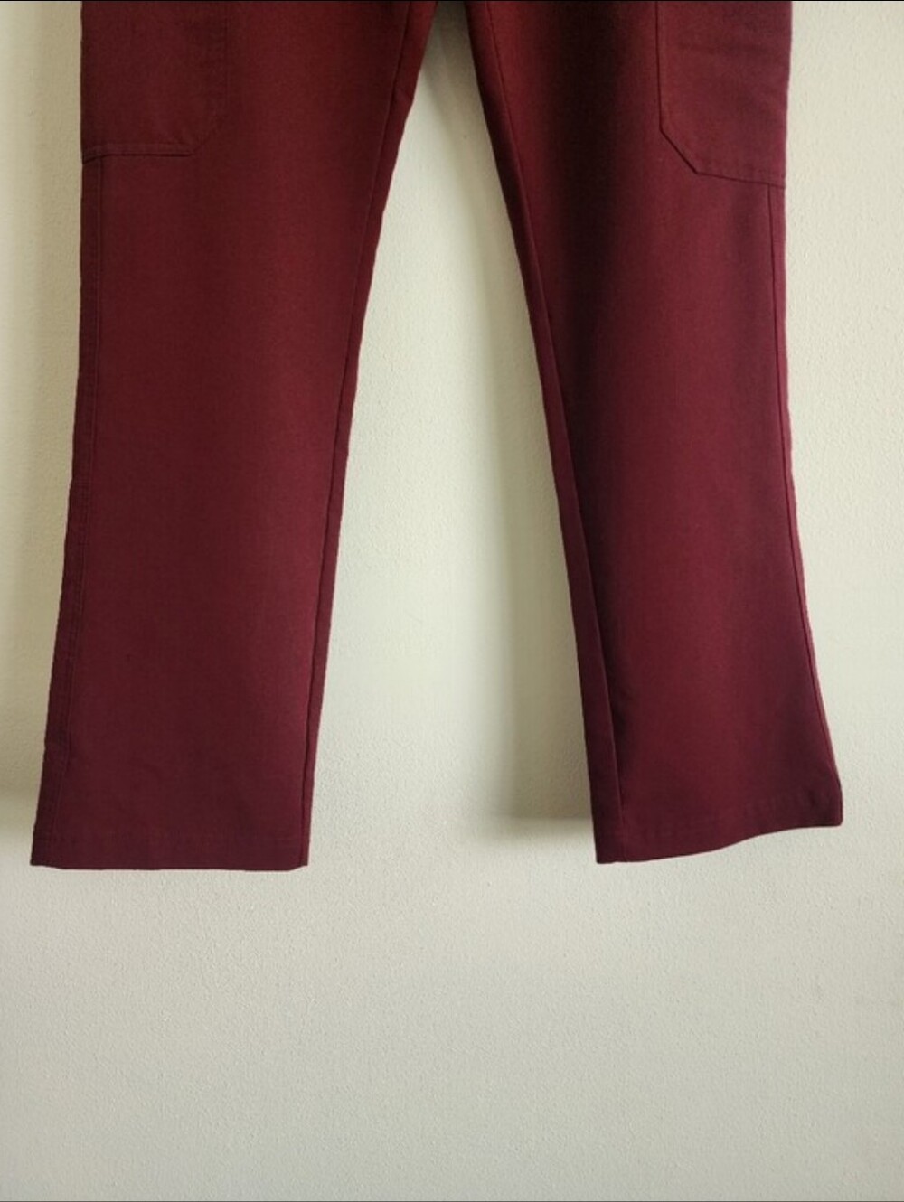 Figs Set Burgundy Mens Leon Scrub Top & Cairo Straught Leg Scrub Pant Size Med - Picture 10 of 16